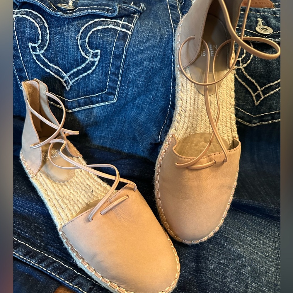 Eileen Fisher Tan Espadrilles Shoes